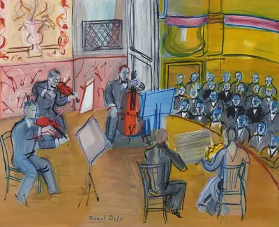 Le Quintette av Raoul Dufy