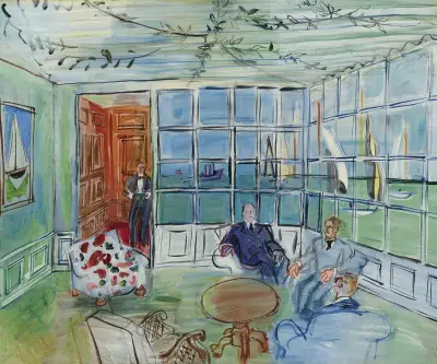 Le Royal Yacht Squadron, Cowes, Isle of Wight av Raoul Dufy