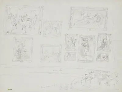 Le Salon de peintures av Raoul Dufy