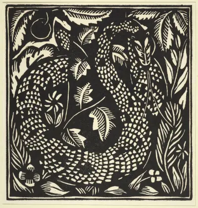 Le serpent (Ormen) av Raoul Dufy