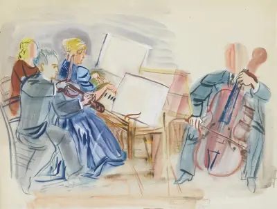 Le Trio Casals av Raoul Dufy
