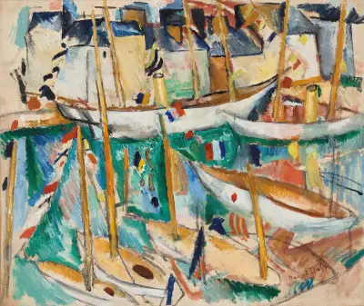 Båtarna av Raoul Dufy