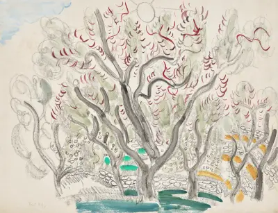 Oliviers av Raoul Dufy