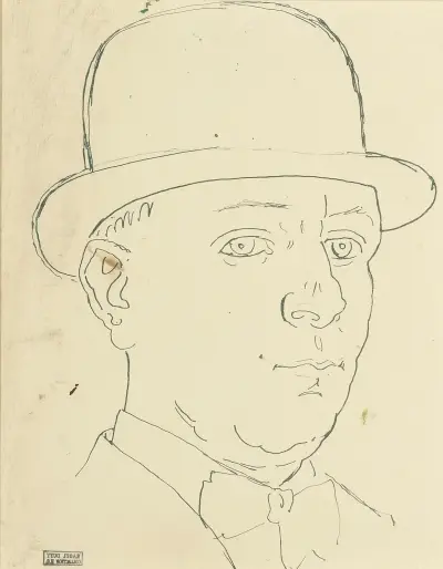Porträtt av herr Kessler av Raoul Dufy