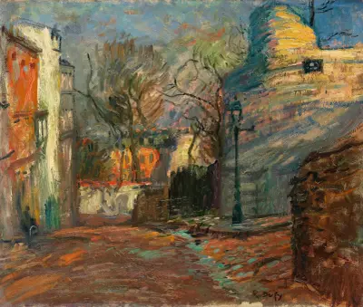 Rue à Montmartre av Raoul Dufy