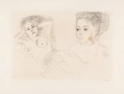 Studier av en kreol av Raoul Dufy