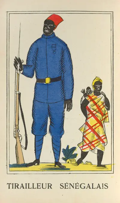 Tirailleur Sénégalais av Raoul Dufy