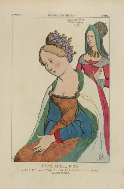 Dame Noble, 1495 von Raphaël Jacquemin