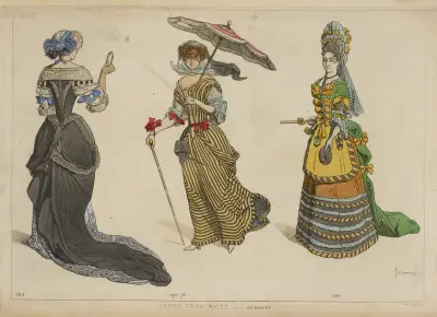 Dames Francaises d’ap[rès] Bonnart.1675-76. 1688. av Raphaël Jacquemin