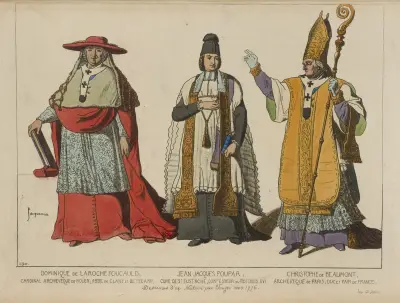 Dominique de Laroche Foucauld, Kardinal und Erzbischof von Rouen, Abt von Clany und Fécamp von Raphaël Jacquemin