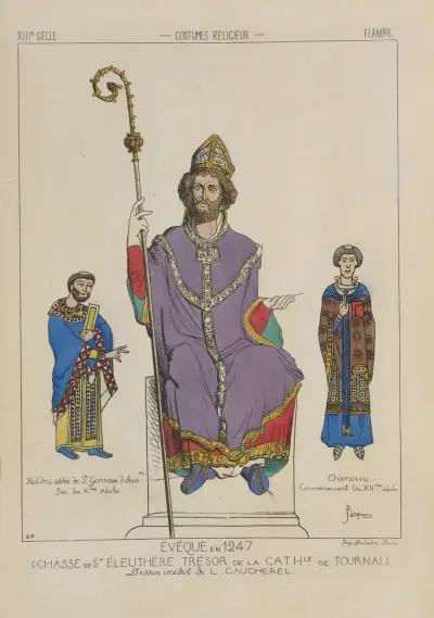 Bischof im Jahr 1247 von Raphaël Jacquemin