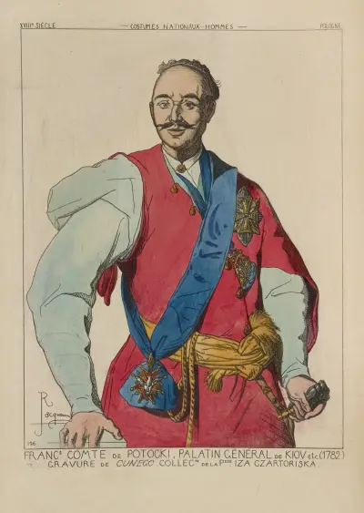 Franc[is] hrabě Potocki, generální palatin Kyjeva atd., Raphaël Jacquemin