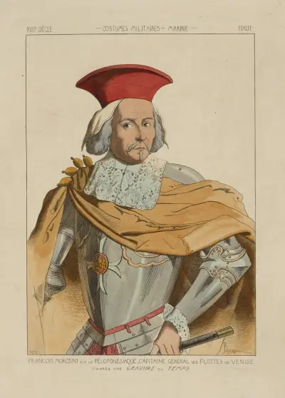 François Morosini zwany Peloponezyjczykiem, głównodowodzący flot Wenecji, Raphaël Jacquemin