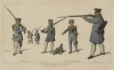 Preußische Landwehr. 1813–15 von Raphaël Jacquemin