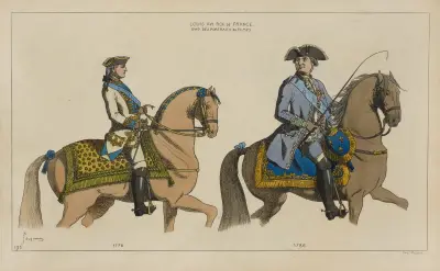 Ludvík XVI., král francouzský. Podle dobových portrétů. 1778. 1786., Raphaël Jacquemin