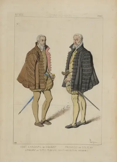 Odet cardinal de Coligny, Francois de Coligny. av Raphaël Jacquemin