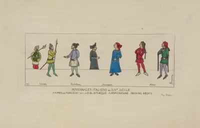 Włoskie postacie z XIV wieku, Raphaël Jacquemin