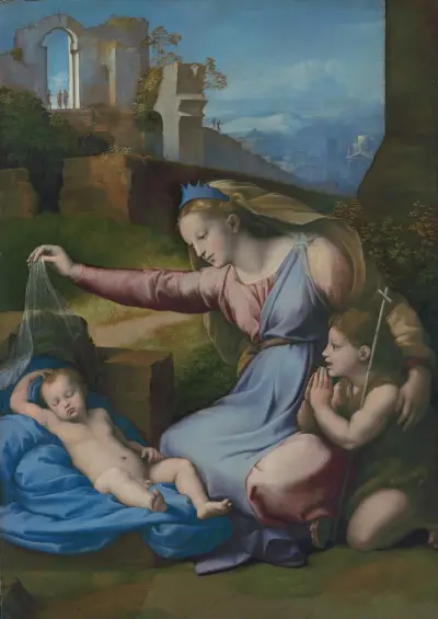 Madonna with the Blue Diadem av Raphael