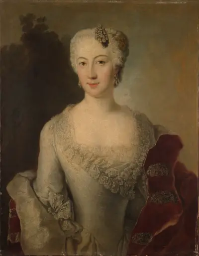 Porträtt av en kvinna av Anton Raphael Mengs
