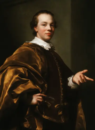 Porträtt av John Viscount Garlies, senare 7:e earl av Galloway, som Master of Garlies av Anton Raphael Mengs