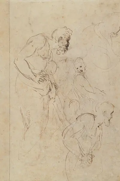 Studies for the Disputa, 1509 – nr 2 av Raphael