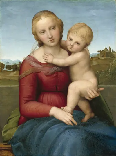 The Small Cowper Madonna av Raphael