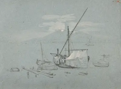 Bateaux de pêche av Jacques-Raymond Brascassat