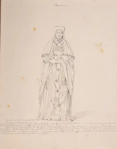 Chanoine, XIVe s. av Jacques-Raymond Brascassat