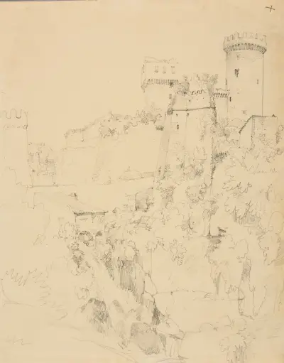 Obestämt slott av Jacques-Raymond Brascassat