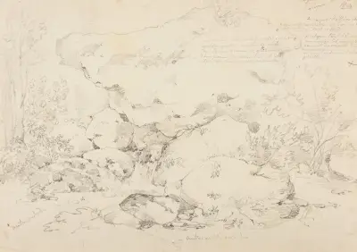 Källan i Raujolles (Aveyron) av Jacques-Raymond Brascassat