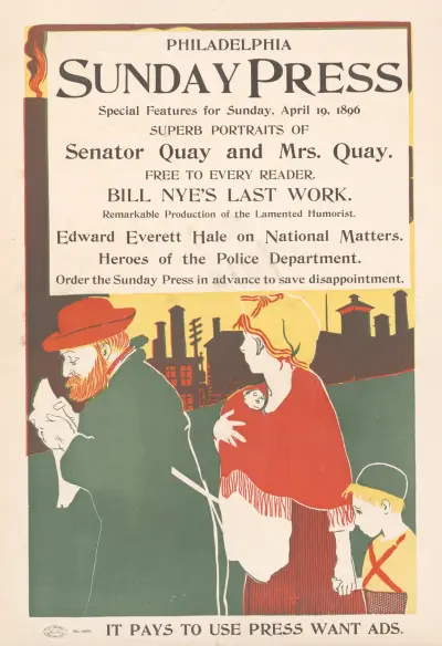 Special features for Sunday, April 19, 1896. av George Reiter Brill
