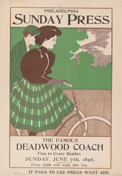 The famous deadwood coach free to every reader. Sunday, June 7th, 1896. av George Reiter Brill