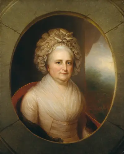 Martha Washington av Rembrandt Peale