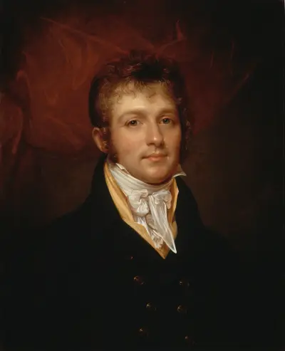 Portrait Of Edward Shippen Burd Of Philadelphia av Rembrandt Peale