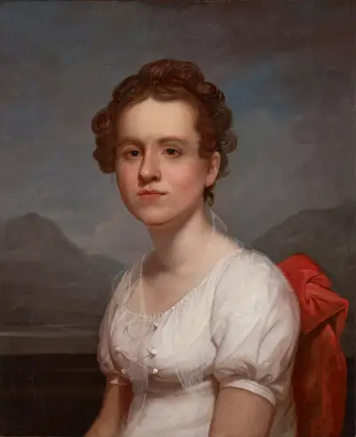 Portrait Of Helen Miller (Mrs. Charles G. Mclean) av Rembrandt Peale