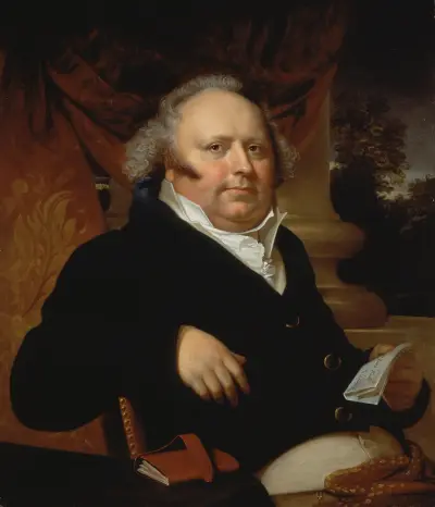 Portrait of Jacob Gerard Koch av Rembrandt Peale