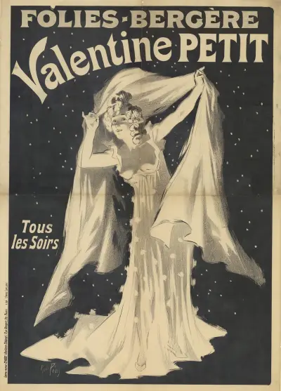 Folies-Bergère. Valentine Petit av René Péan