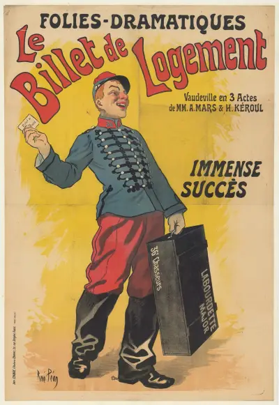 Folies-Dramatiques. Le Billet de logement av René Péan