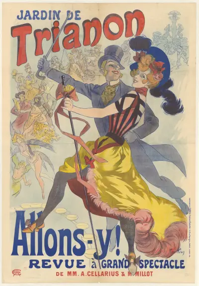 Jardin de Trianon. Allons-y revue à grand spectacle de MM. A. Cellarius & M. Millot av René Péan