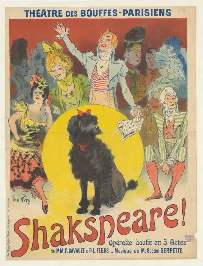 Théatre des Bouffes-Parisiens. ‘Shakspeare !’ av René Péan