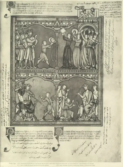 A Book of Old Testament illustrations of the middle of the thirteenth century Pl.57 av Montague Rhodes James