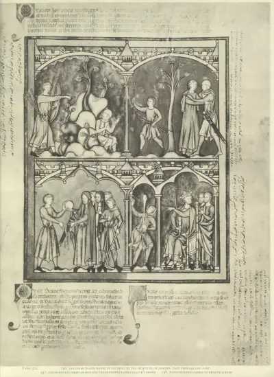 A Book of Old Testament illustrations of the middle of the thirteenth century Pl.63 av Montague Rhodes James