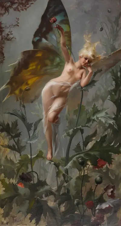 The Poppy Fairy av Luis Ricardo Falero