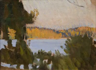 Stranden vid Ösbyholm av Richard Bergh