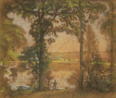 Landskap från Tyresö av Richard Bergh