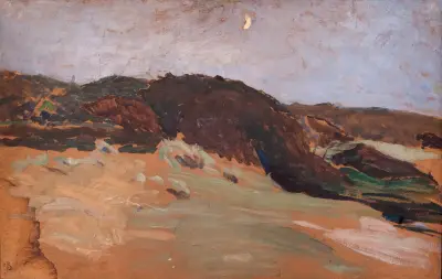 Landskap från Varberg av Richard Bergh
