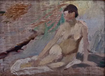 Modellstudie von Richard Bergh