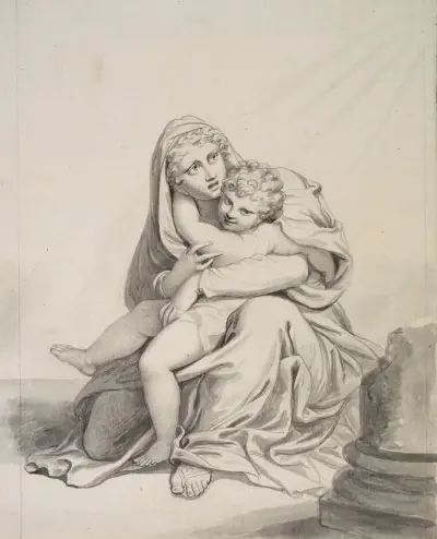 Madonna with Child av Richard Cosway