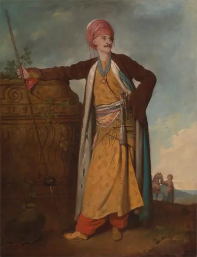 Portrait of an Armenian av Richard Cosway