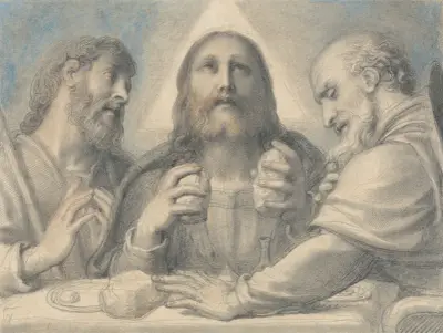 Supper at Emmaus av Richard Cosway